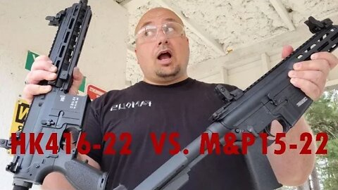 HK416-22 VS M&P15-22 Ammo Shortage Break Range Day