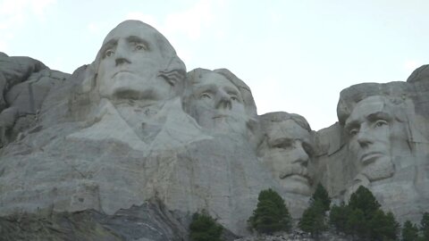 The President and First Lady Visit Mt. Rushmore