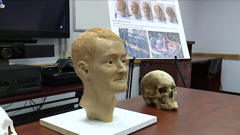 PHOTOS: Stark County officials unveil forensic reconstruction of unidentified man found in rural area in 2020