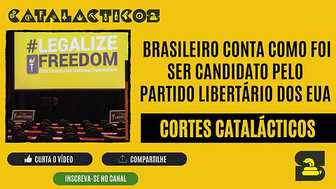 [CORTES] BRASILEIRO conta como foi ser CANDIDATO pelo PARTIDO LIBERTÁRIO dos EUA