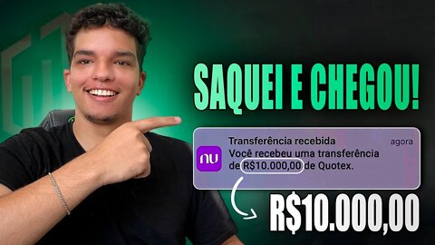 SEGURO! SAQUEI R$10.000 na QUOTEX via PIX! ✅ Aprenda Como Fazer Saque por PIX [PASSO a PASSO]