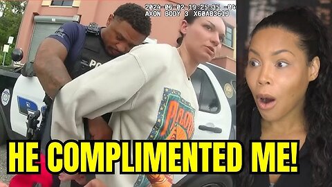 Woman Instantly Regrets Attacking Man Over a Joke in Front of Police