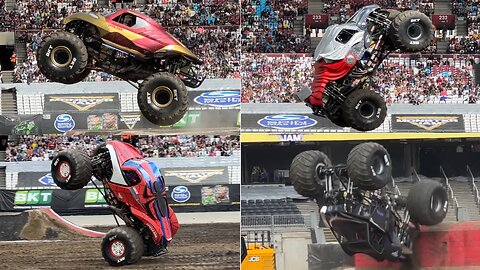 Monster Jam Marvel Monster Trucks Freestyle Debut London Stadium 2023