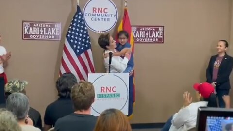 Heartwarming Moment During Kari Lake Talk at Hispanic Event