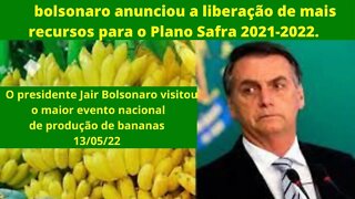 bolsonaro anuncia mais recursos para o atual Plano Safra