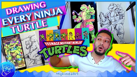 How to Draw the Teenage Mutant Ninja Turtles