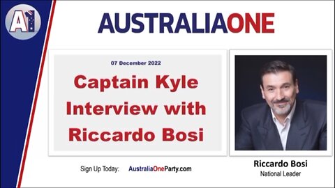 Capt Kyle with Ricardo Bosi Australia on military, vacxines, covid pandemic, deep state, white hats