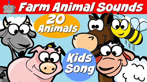 ANIMAL SOUNDS | FARM ANIMALS| NURSERY RHYMES | SILLY SONGS | KIDS SONGS | SING ALONG