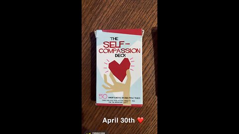 4/30/23 card: self-compassion Sunday