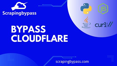 ScrapingBypass Web Scraping API Bypass Cloudflare Captcha Verification