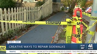 Creative ways to repair sidewalks