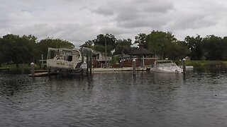 Blasian Babies Family Spot Sunken Yachts On The Cedar River In Jacksonville, Florida. Needs Salvage!