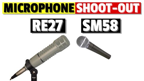 *OLD* Microphones: RE20 vs SM58 vs SM57 vs K8 Review