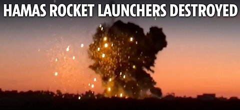 Israeli troops blow up Hamas rocket launchers after attack from Gaza