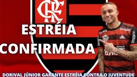 CEBOLINHA TEM ESTRÉIA CONFIRMADA PELO FLAMENGO; VIDAL AINDA VAI DEMORAR UM POUCO.