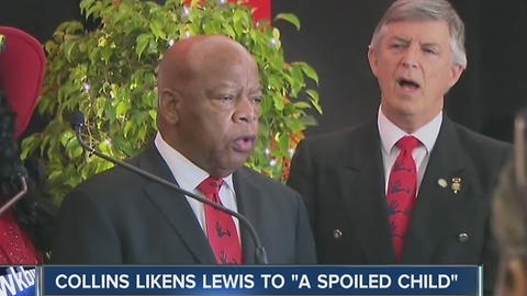 Chris Collins says John Lewis is "pouting"