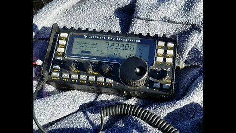 Radio deployment test - 80/40 meters NVIS portabl