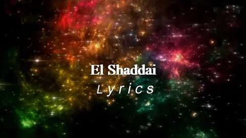 El Shaddai Lyrics