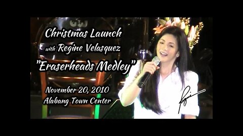 Regine Velasquez - Eraserheads Medley (Alabang Town Center) November 20, 2010