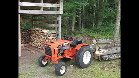 Morning Wood! Cleaning up fallen trees with vintage tools