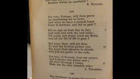 For ever, Fortune, wilt thou prove - J. Thomson