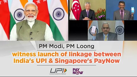 PM Modi, PM Loong witness launch of linkage between India's UPI & Singapore's PayNow