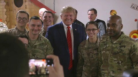 🔴👀🔴 President Trump Visits Troops in Afghanistan for Thanksgiving