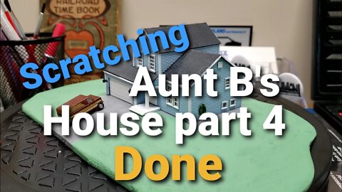 N scale Scratch build of Aunt B's house Part 4, Saucered and Blown.