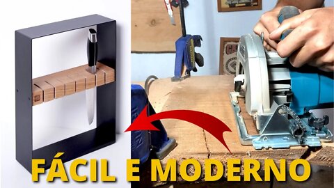 Esse Porta Facas/Facões vai te encantar. Moderno. #shorts