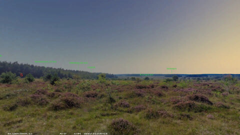 Altenwalde Heath, Cuxhaven - Stellarium (EN)