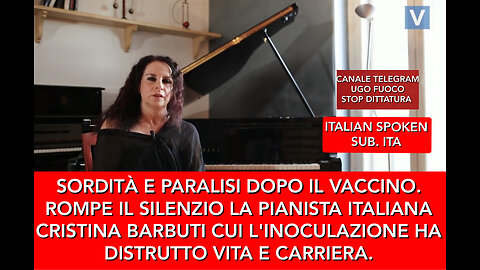 SORDITÀ E PARALISI DOPO VACCINO. LA PIANISTA ITALIANA ROMPE IL SILENZIO