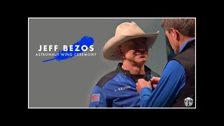 Jeff Bezos Gets His Astronaut Wings | New Shepard First Flight