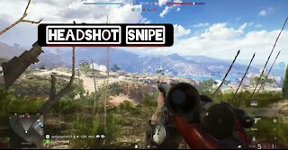 headshot snipe — Battlefield 5