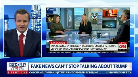 Fake News can't stop talking about Trump