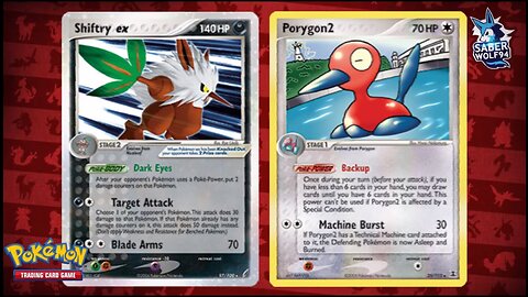 Pokemon TCG Shiftry ex Porygon2 Deck 2003-2007 Format!!