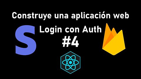 Ecommerce ReactJS web-app - #4 Login con Auth (Firebase)