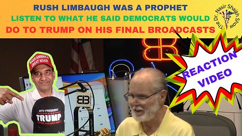 REACTION VIDEO:Rush Limbaugh Told US Exactly What Democrats Would Do to Trump in His Final Broadcast