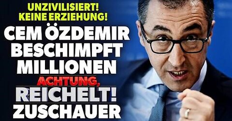 Ausraster bei Lanz: Özdemir beleidigt Millionen Menschen! | Achtung, Reichelt! vom 12. Juni 2023