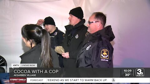 Hot cocoa and community engagement: Omaha Police hosts Cocoa with a Cop