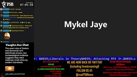 2024-09-08 07:00 EDT - Patriots Soapbox AM: with MykelJaye