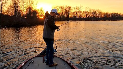 Spring Bass Fishing in Strong Winds