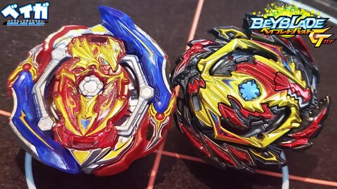 UNION ACHILLES .Cn.Xt+ RETSU vs VENOM DIABOLOS .Vn.Bl - Beyblade Burst ベイブレードバースト