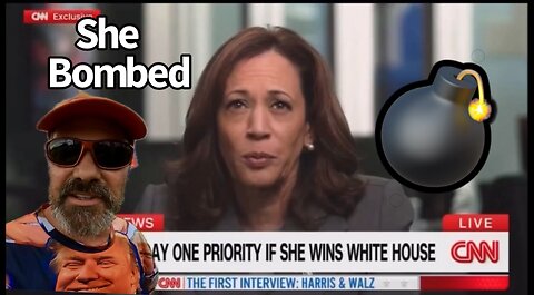 Kamala finally does an interview