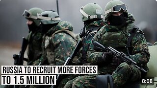 🇷🇺⚔ President Putin orders to recruit more forces to increase its troop numbers to 1.5 million