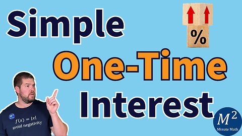 Simple One-Time Interest Explained - Borrowing Money from a Friend #math #finance