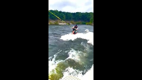 4 year old wake surfer