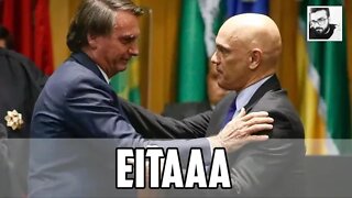 BOLSONARO E MORAES CARA A CARA