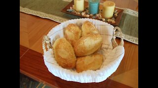 No-Knead Ciabatta Sandwich Rolls (baked on a baking stone) the Ultimate Ham Sandwich