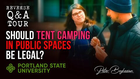 Tent Camping in Public Spaces Should Be LEGAL | Portland