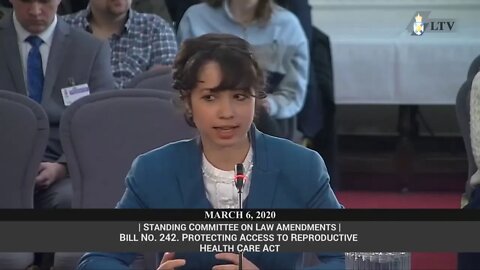 Ruth Robert Speaks Against Nova Scotia Bubble Zone Bill 242